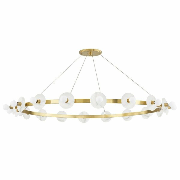 Hudson Valley 18 Light Chandelier 4258-AGB